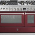 Steel GQ12SF-6B rvs fornuis met combi-stoomoven - 120 cm breed