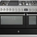 Steel GQ12SF-6B rvs fornuis met combi-stoomoven - 120 cm breed