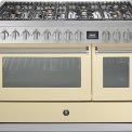 Steel GQ12SF-6M rvs fornuis met combi-stoomoven - 120 cm breed