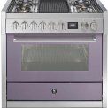 Steel GQ9S-4B fornuis met combi stoomoven - Genesi