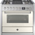 Steel GQ9S-4B fornuis met combi stoomoven - Genesi