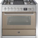 Steel GQ9S-4B fornuis met combi stoomoven - Genesi