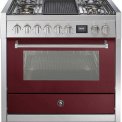 Steel GQ9S-4B fornuis met combi stoomoven - Genesi