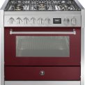 Steel GQ9S-4M fornuis - combi stoomoven - 90 cm. breed