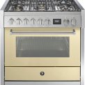 Steel GQ9S-4M fornuis - combi stoomoven - 90 cm. breed