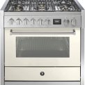 Steel GQ9S-4M fornuis - combi stoomoven - 90 cm. breed