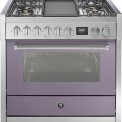 Steel GQ9S-4T fornuis met combi stoomoven - Genesi