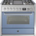 Steel GQ9S-4T fornuis met combi stoomoven - Genesi