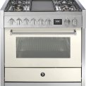 Steel GQ9S-4T fornuis met combi stoomoven - Genesi