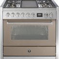 Steel GQ9S-4T fornuis met combi stoomoven - Genesi