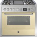 Steel GQ9S-4T fornuis met combi stoomoven - Genesi