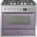 Steel GQ9S-6W fornuis met combi stoomoven