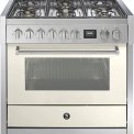 Steel GQ9S-6W fornuis met combi stoomoven