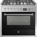 Steel GQ9S-6W fornuis met combi stoomoven