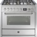 Steel GQ9S-6W fornuis met combi stoomoven