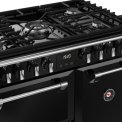 Stoves Richmond 90 DF DX gas fornuis - zwart