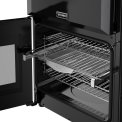 Stoves Richmond 90 DF gas fornuis - zwart - 90 cm. breed