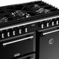 Stoves RICHMOND D900 DF Deluxe zwart gas fornuis
