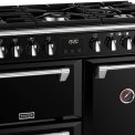 Stoves RICHMOND D900 DF Deluxe zwart gas fornuis