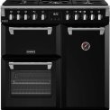 Stoves RICHMOND D900 DF Deluxe zwart gas fornuis
