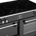 Stoves RICHMOND S1000 EI ZWART inductie fornuis - 100 cm. breed