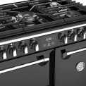 Stoves Richmond S900 DF Zwart - gas fornuis - 90 cm. breed