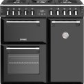 Stoves Richmond S900 DF Zwart - gas fornuis - 90 cm. breed