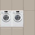 Wasmachinekast FLUSH wasmachine / droger kast - beige grijs