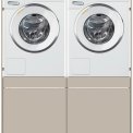 Wasmachinekast TWO PAIR wasmachine / droger kast - beige grijs