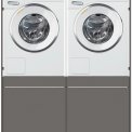 Wasmachinekast TWO PAIR wasmachine / droger kast - metallic black