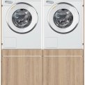 Wasmachinekast TWO PAIR wasmachine / droger kast - Natural Ash