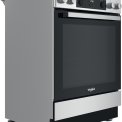 Whirlpool WS68V8CCXT keramisch fornuis - rvs