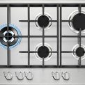 Zanussi ZGH76534XS inbouw gas kookplaat