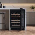 Atag KU8571K1C onderbouw wijnkoelkast - zwart glas