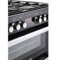 Belling Cookcentre 60 DF EU zwart gas fornuis - 60 cm. breed