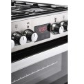 Belling Cookcentre 60 DF EU RVS gas fornuis - 60 cm. breed - dubbele oven