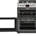 Belling Cookcentre 60 DF EU RVS gas fornuis - 60 cm. breed - dubbele oven