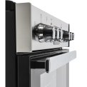 Belling Cookcentre 60 DF EU RVS gas fornuis - 60 cm. breed - dubbele oven