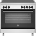 Bertazzoni MPL95I1EXE inductie fornuis - roestvrijstaal