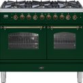 Boretti VPNO104GR gas fornuis - groen/brons- outlet