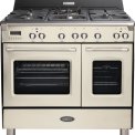 Boretti CFBG902OW/2 - gas fornuis - oud-wit - dubbele oven