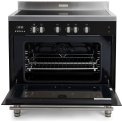 De Boretti MFBI901ZW is voorzien van een multifunctionele oven met hetelucht, onder/bovenwarmte en grill