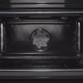 De oven van de Boretti VPNR96IX DF heeft een inhoud van 89 liter en een zuinig energieklasse A label