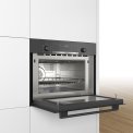 Bosch CMA585GB0 inbouw combi-magnetron - zwart