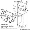 Bosch CSG656RS1 inbouw combi stoomoven