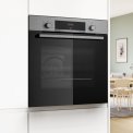 Bosch HBA514BS3 inbouw oven met 3D hetelucht - roestvrijstaal