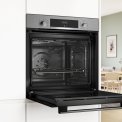 Bosch HBA514BS3 inbouw oven met 3D hetelucht - roestvrijstaal