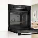 Bosch HBG537BB3 inbouw oven met Eco Clean Direct - zwart