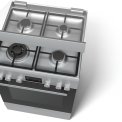 Bosch HGD74W555N rvs fornuis