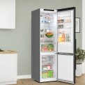 Bosch KGN39VXCT vrijstaande koelkast - blacksteel - nofrost